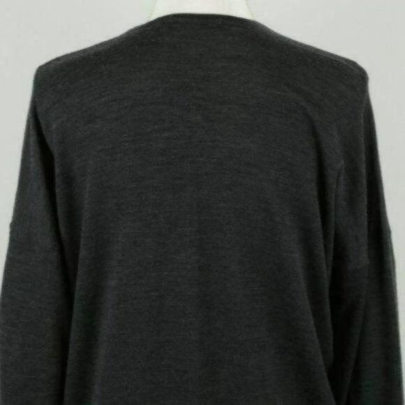 Icebreaker Women's Small Gray Merino Wool Single Button Cardigan - Picture 4 of 8